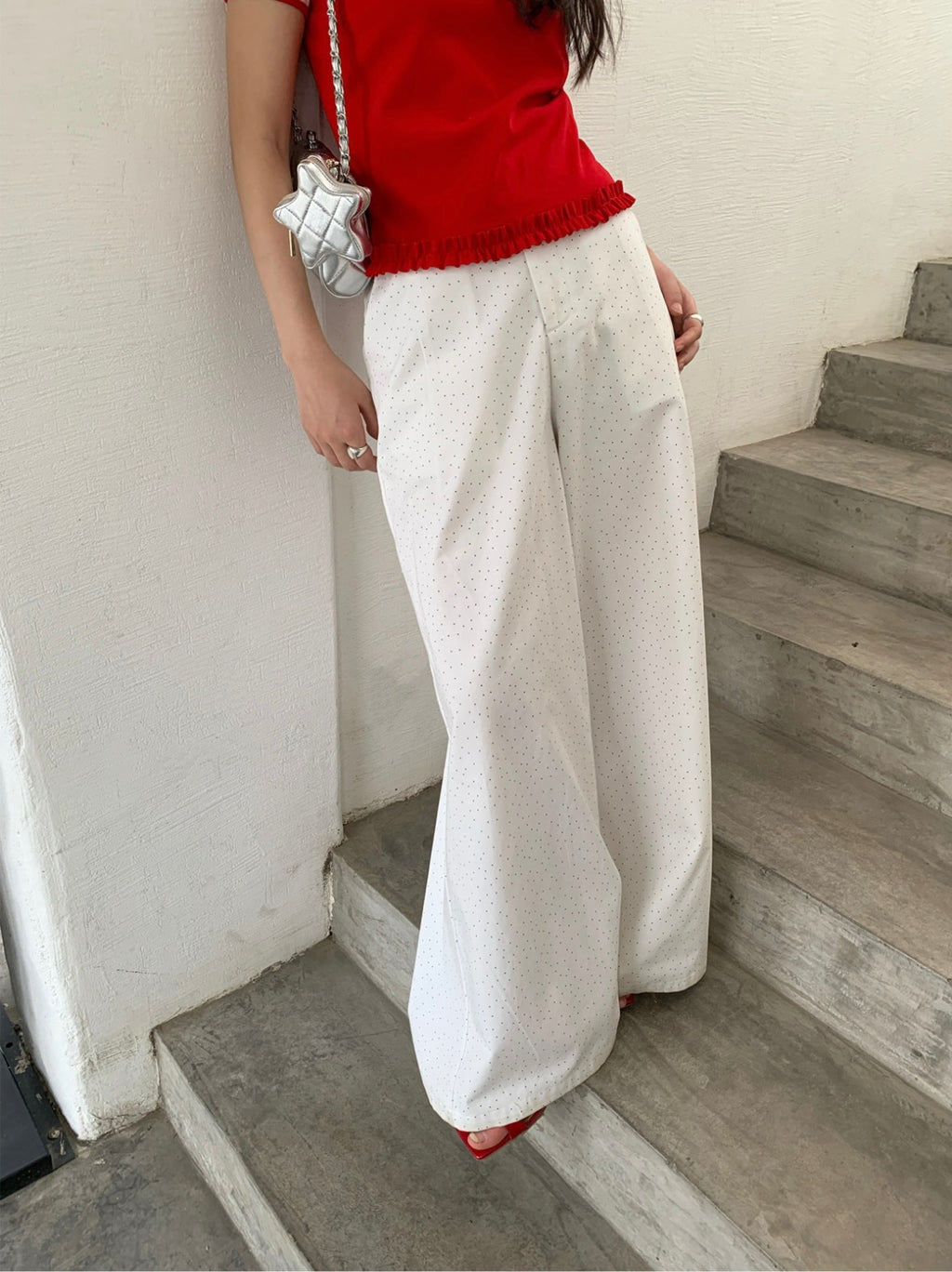 Versatile Cotton Wide-leg Pants