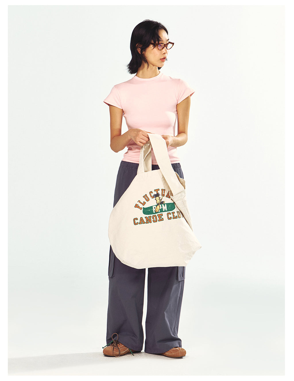 Straight-leg Slimming Drawstring Work Pants