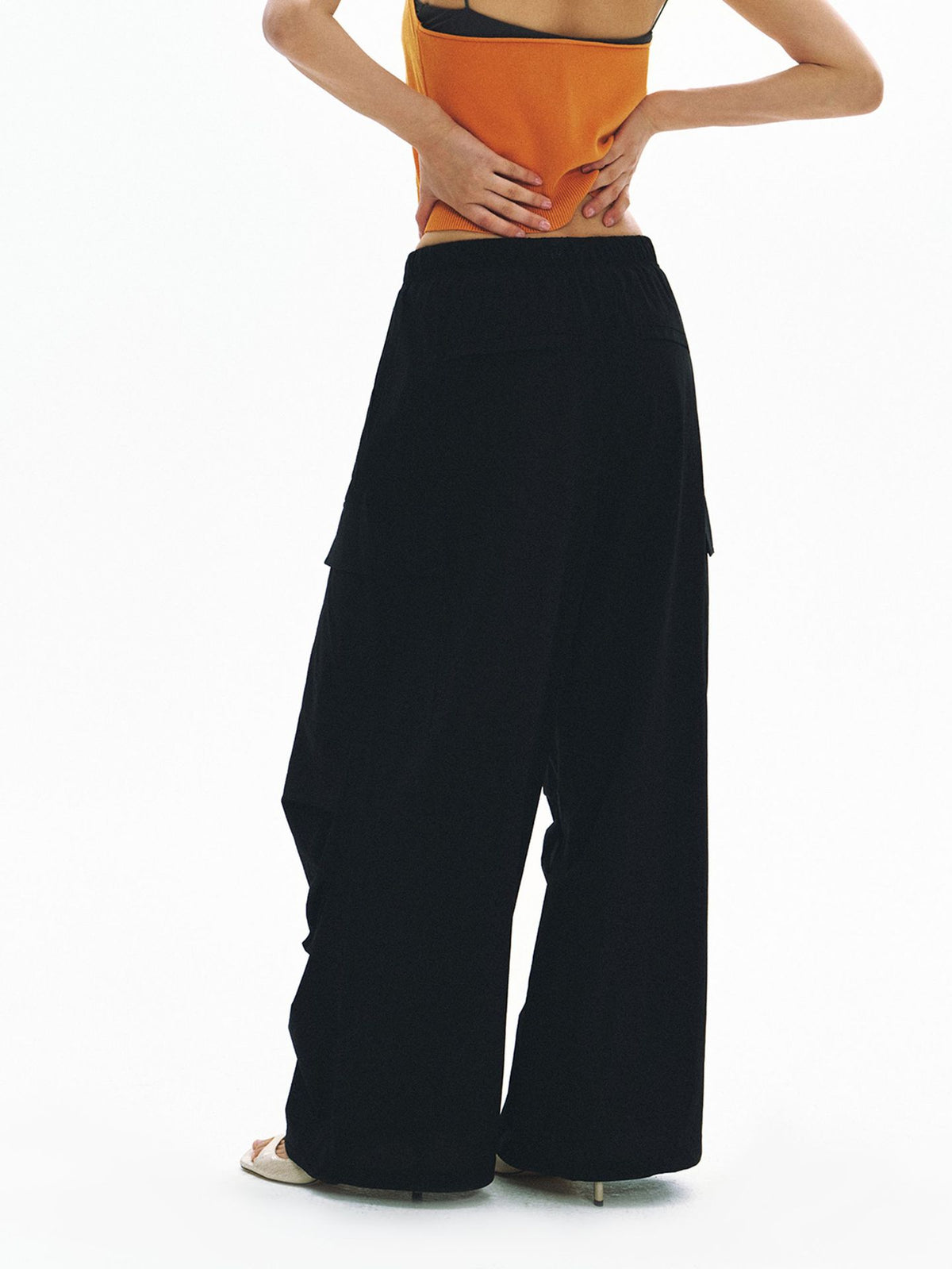 Cooling Sporty Elastic Waist Casual Pants