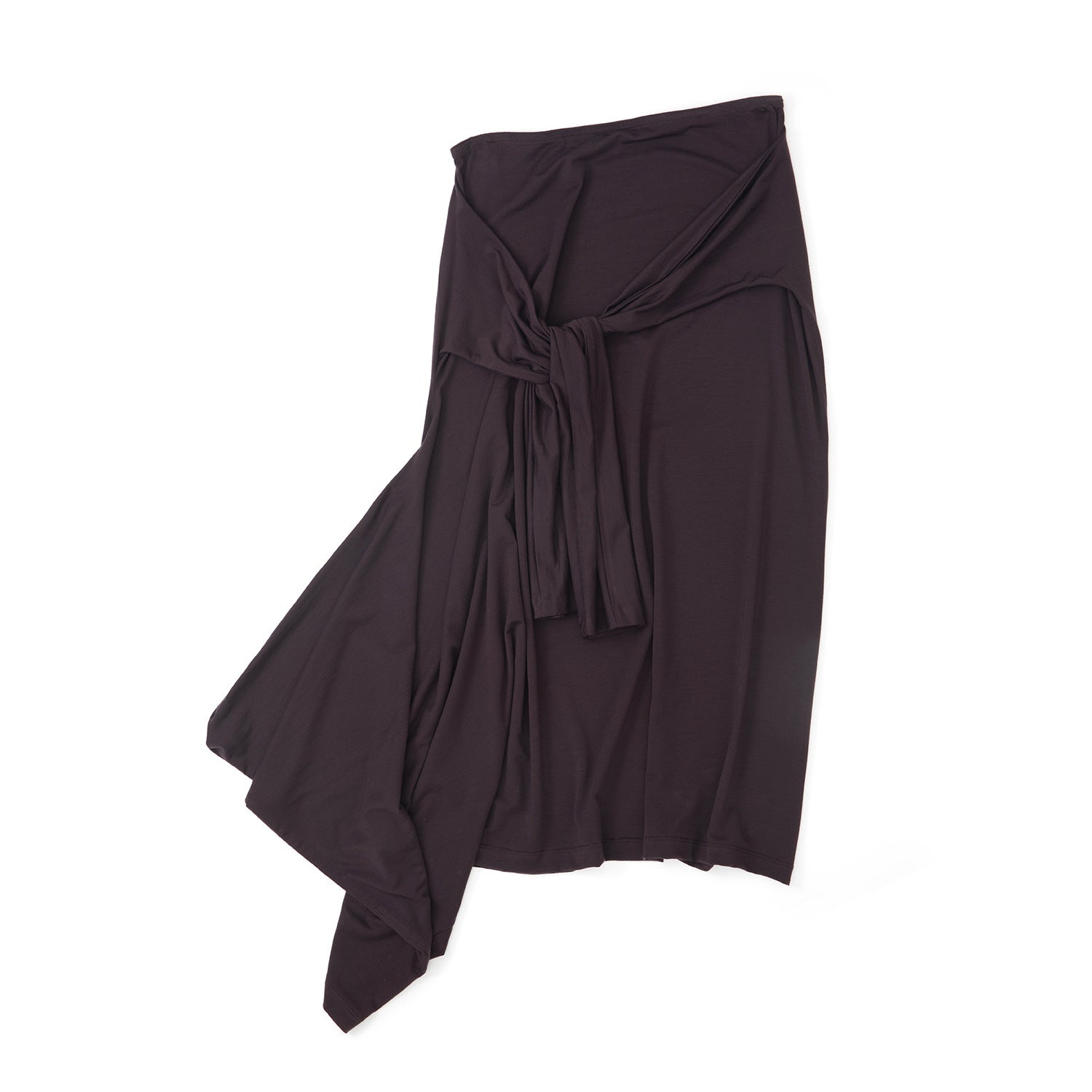 Breathable Stretch Strap Irregular Midi Skirt