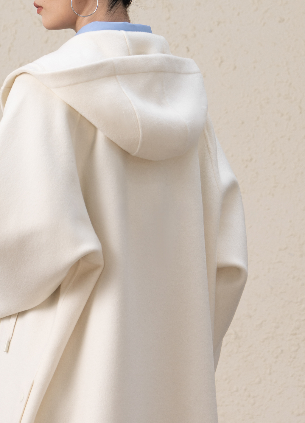 Merino Wool Cashmere Long Coat