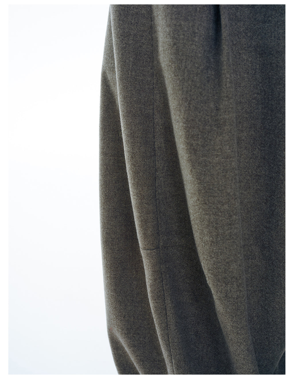 Thick Wool Baggy Low-waist Pants