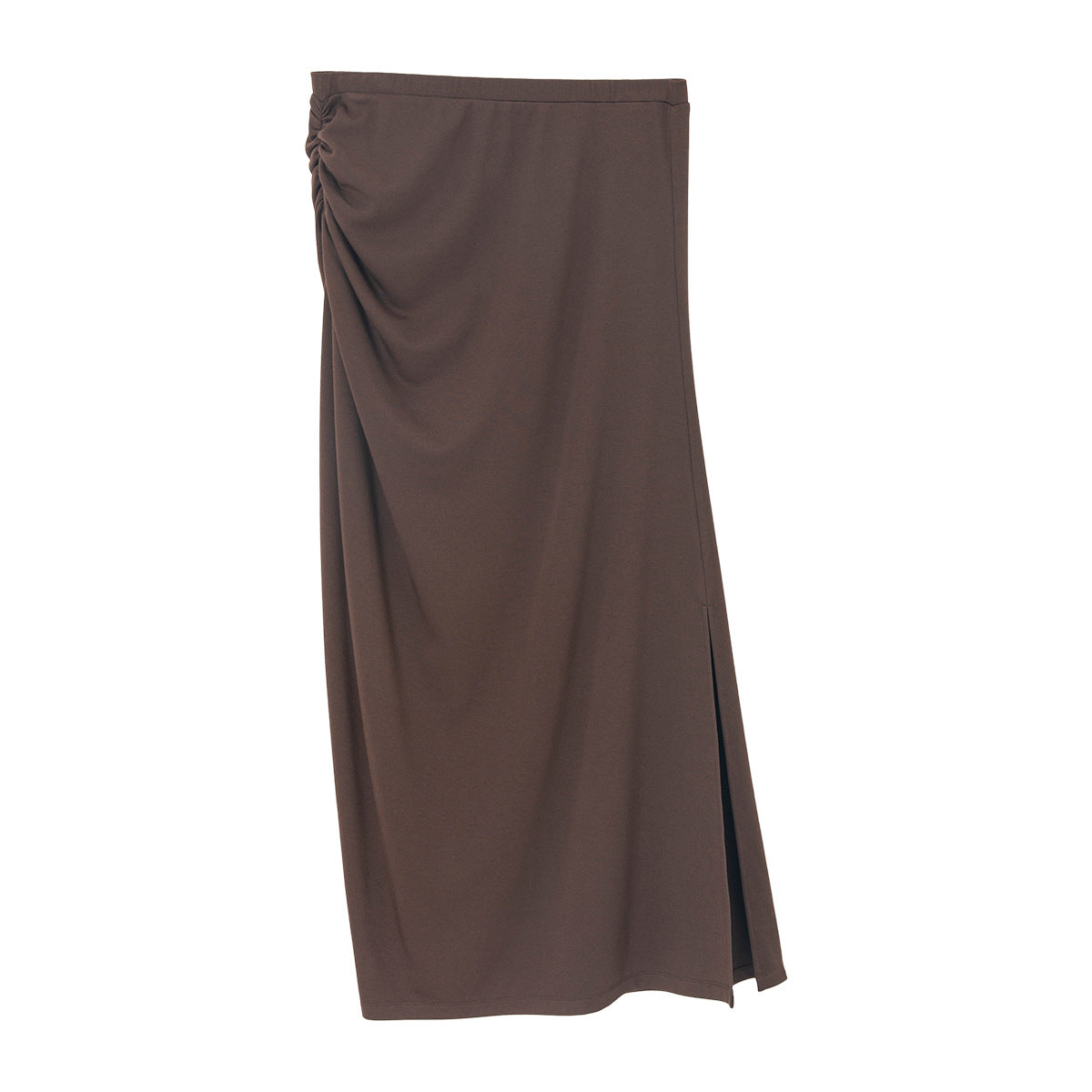 Women's Ruched Maxi Column Skirt