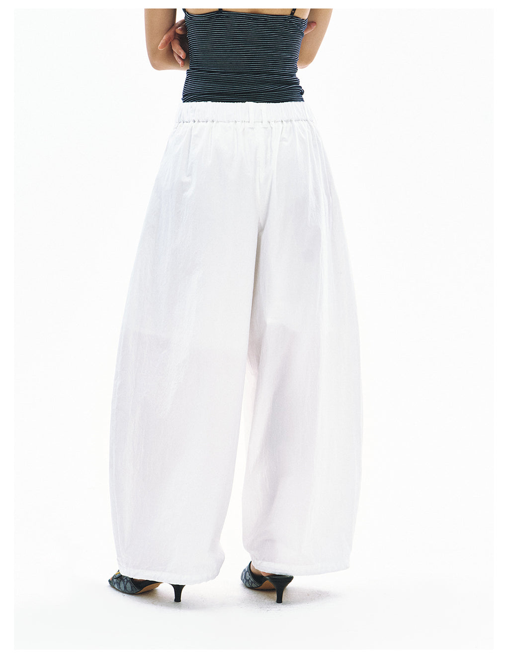 Super Baggy High-Waisted Parachute Pants
