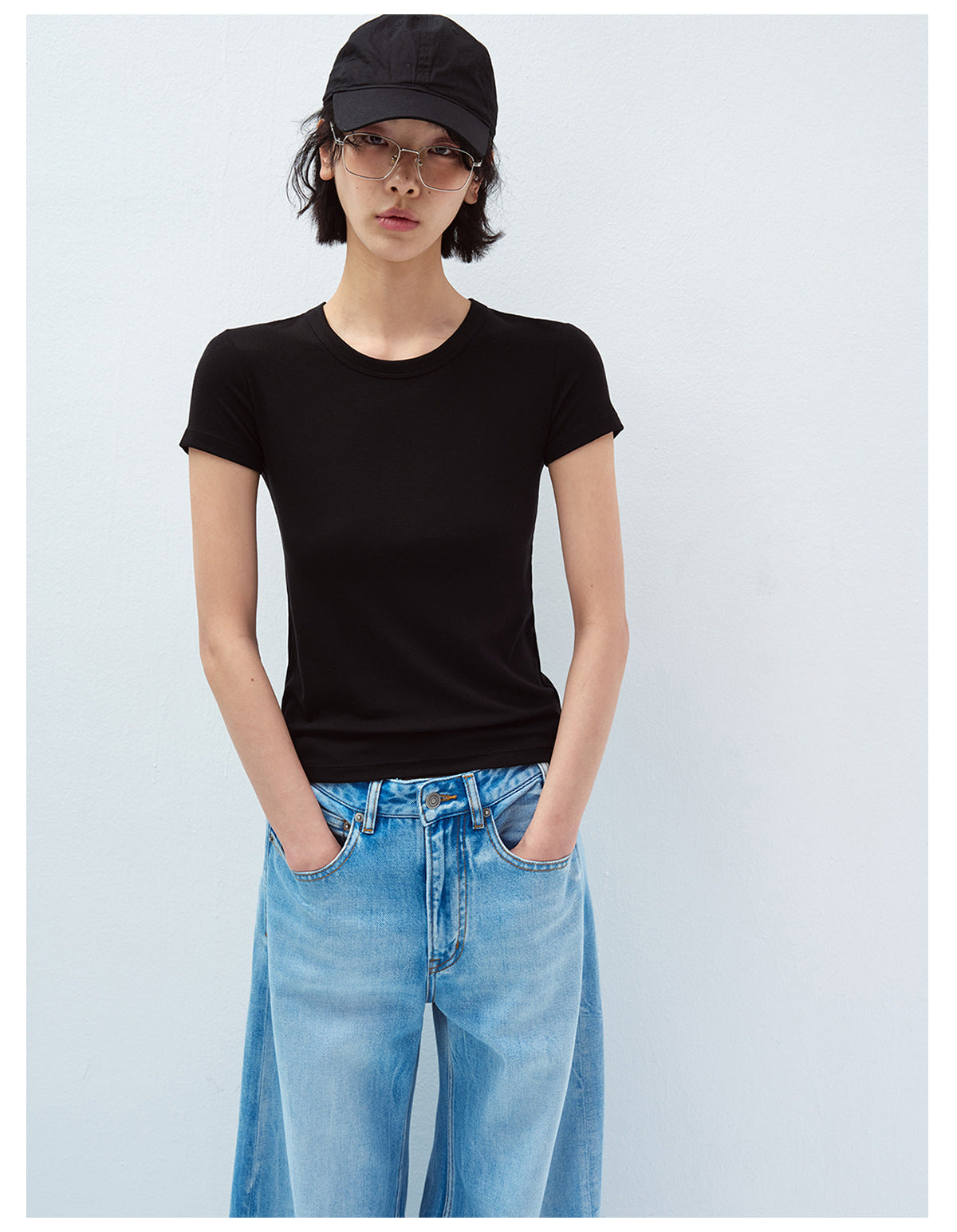 Crew Neck Slim T-shirt