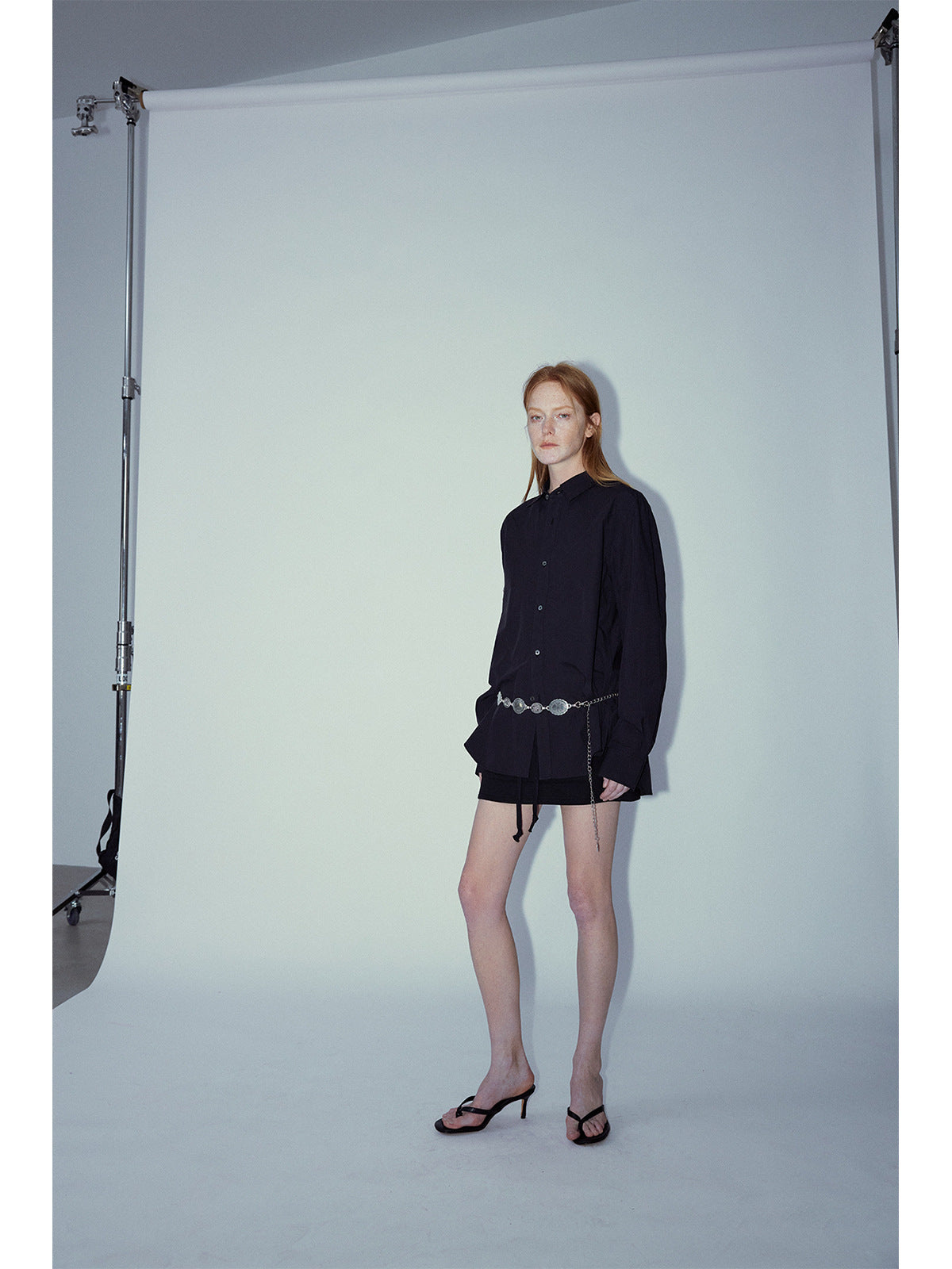 Single-breasted Long-sleeve Pure Cotton Shirt