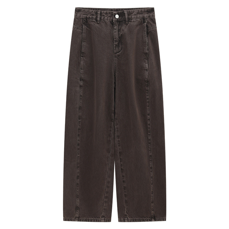 Relaxed Straight Leg Jeans