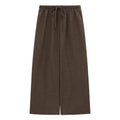 Wool-Blend Relaxed Wide-Leg Drawstring Pants