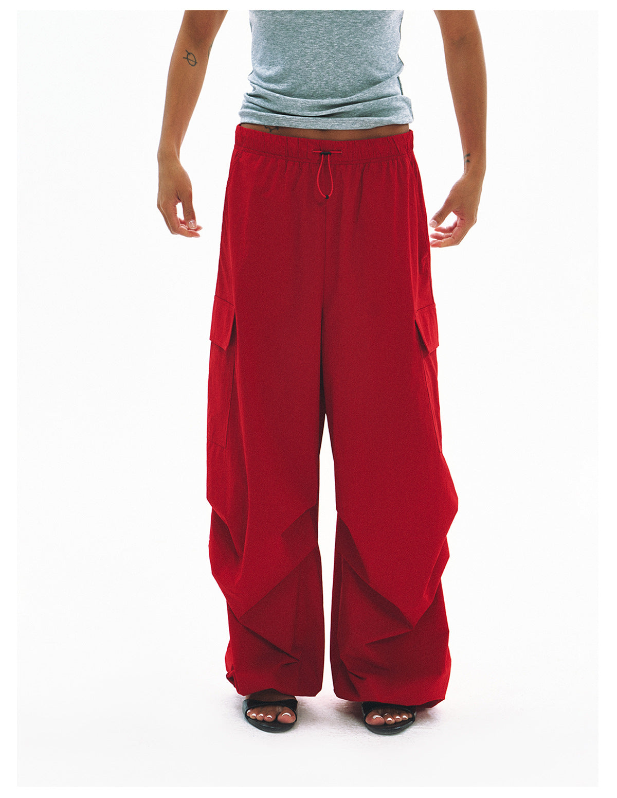 Cooling Sporty Elastic Waist Casual Pants