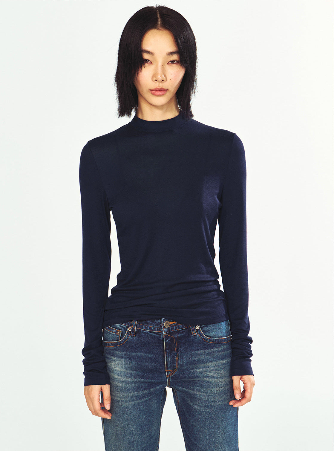 Half-Turtleneck Base Layer Long-sleeve Shirt
