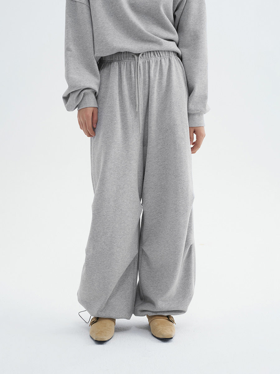Super Baggy Elastic Hem Wide-Leg Sweatpants