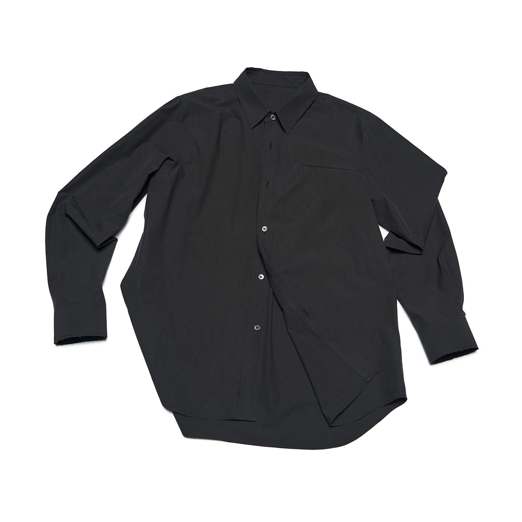 Single-breasted Long-sleeve Pure Cotton Shirt