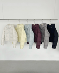 Short White Duck Down Puffer Jacket