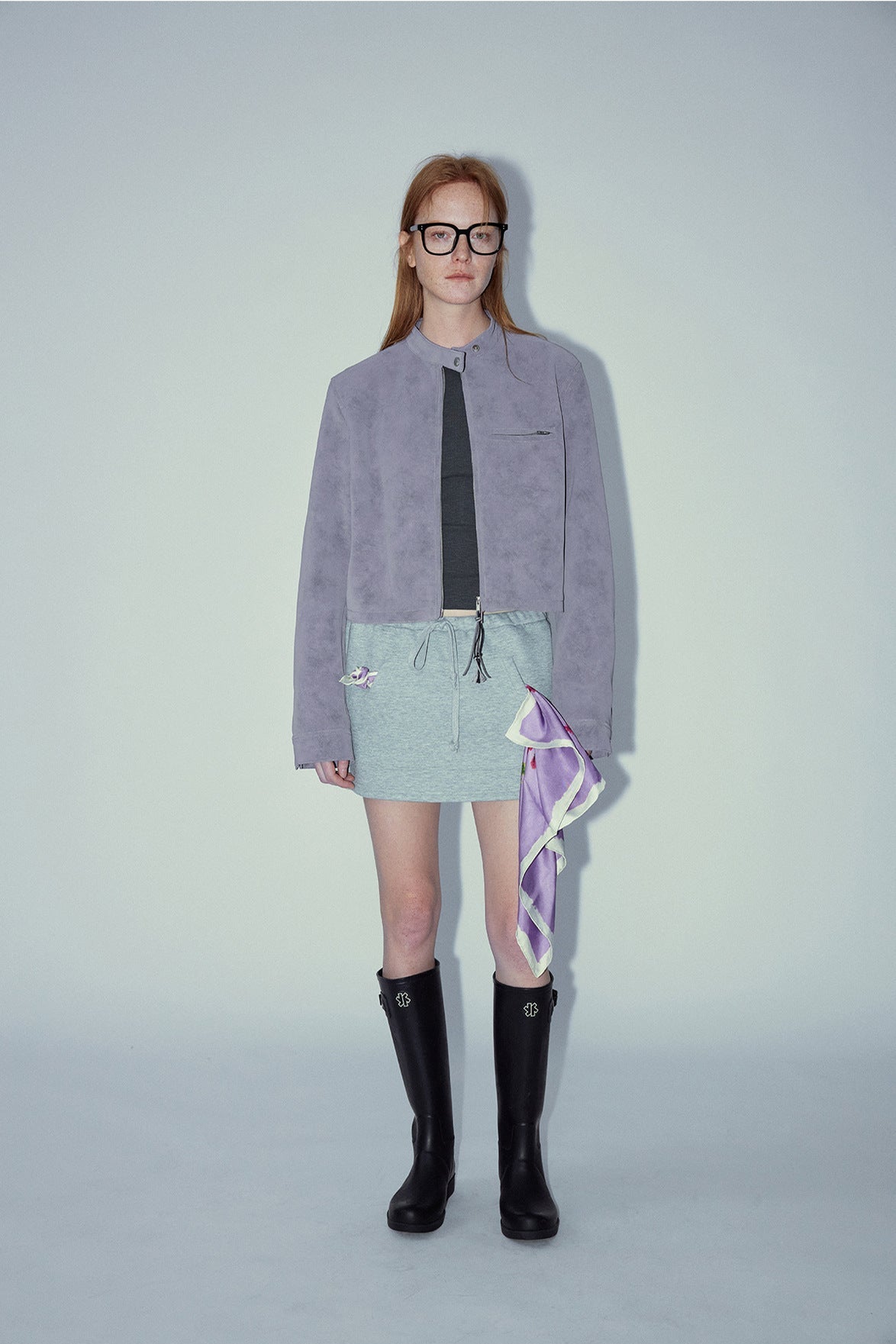 Vintage Style Suede Slim Jacket