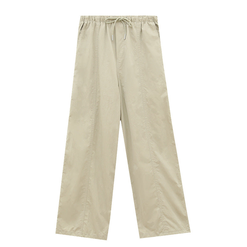 Drawstring Outdoor Casual Lazy Style Pants