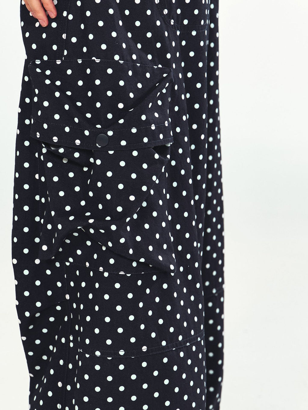 Polka Dot Versatile Cargo Pants
