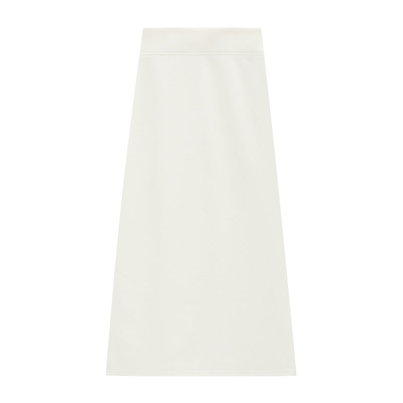 Thick Whool Maxi Pencil Skirt