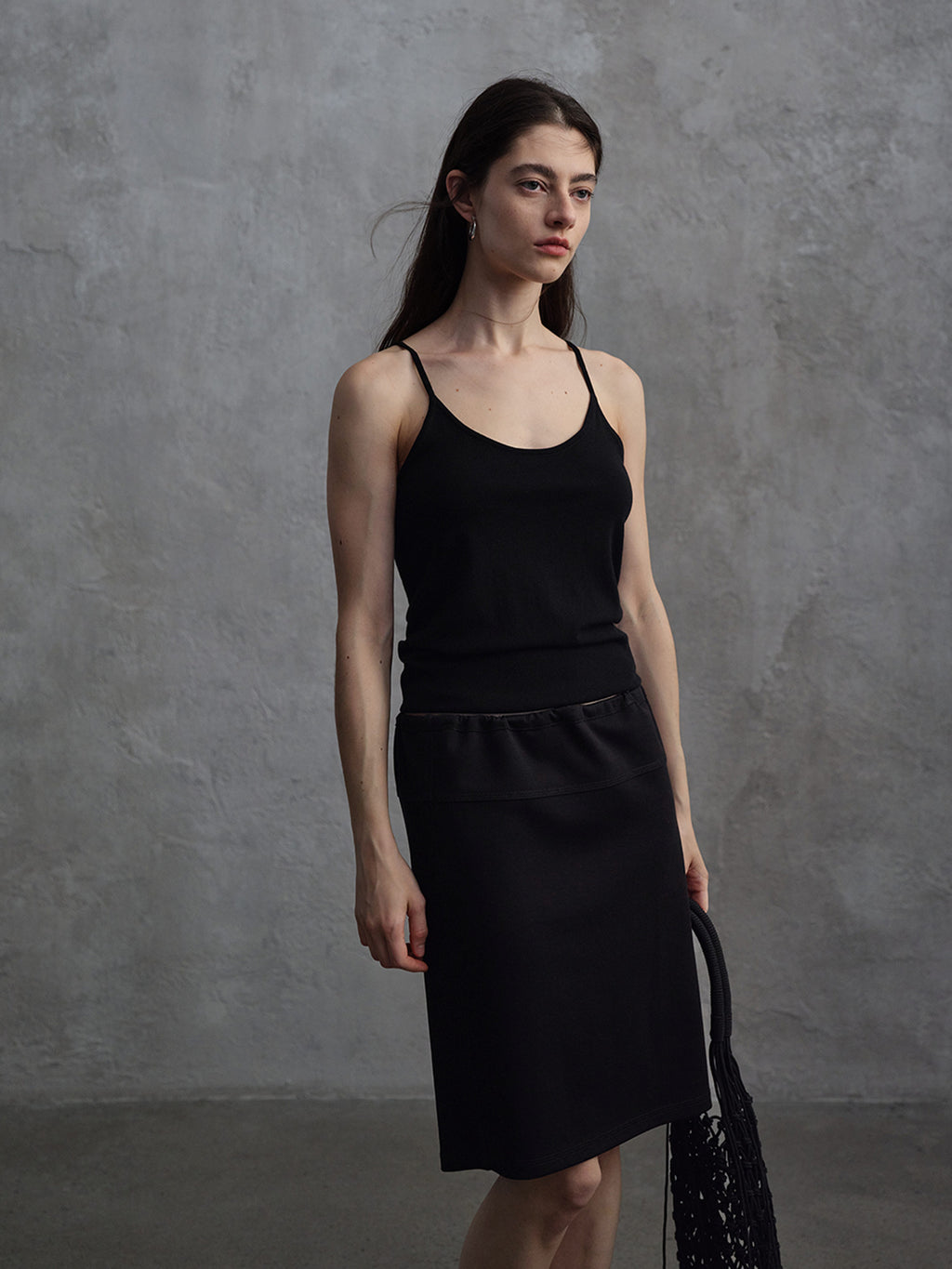 Ribbed Knit Camisole Tank Top