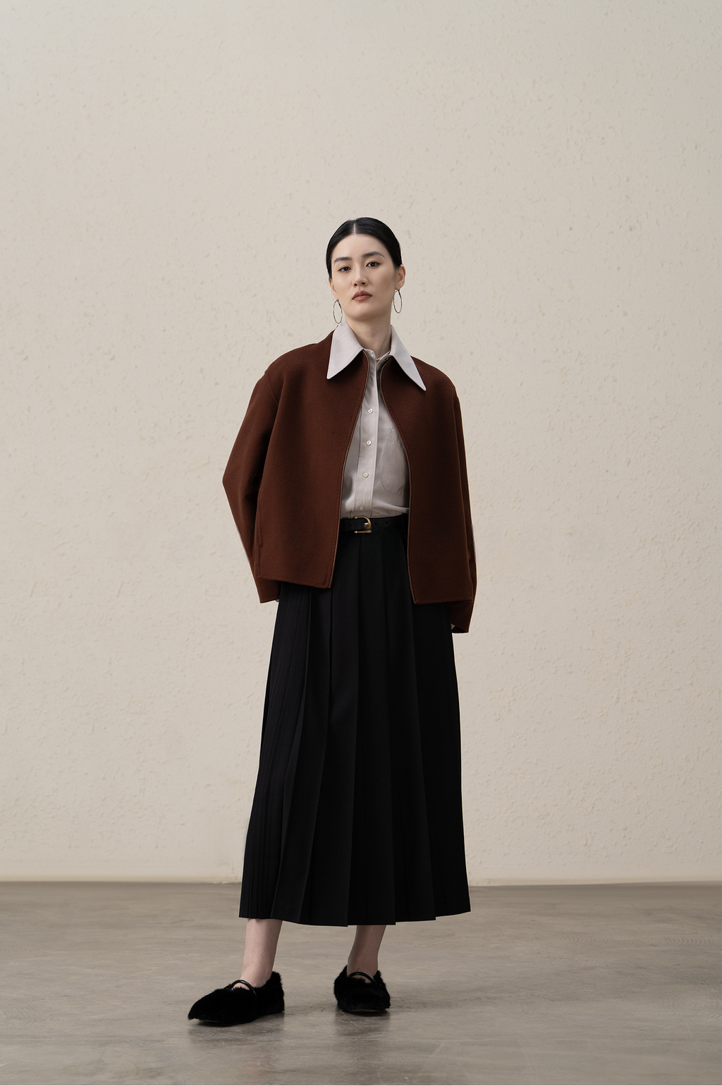 Lightweight Double-sided Merino Wool & Cashmere Jacket
