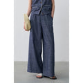 Cotton-Linen Comfortable Wide-Leg Commuter Pants
