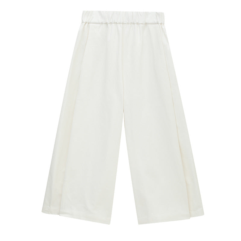 Straight Leg Versatile Cotton Trousers