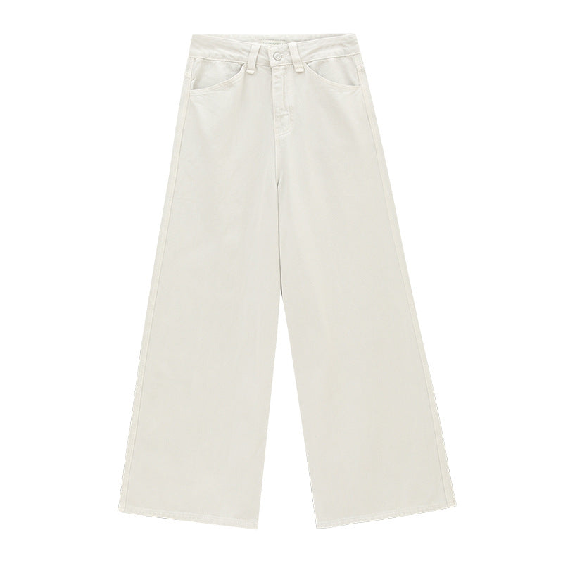 Wide-Leg High Waisted Jeans