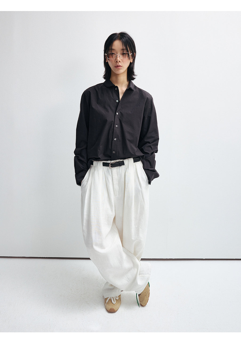 Comfortable Baggy Low-Rise Cotton Sweatpants