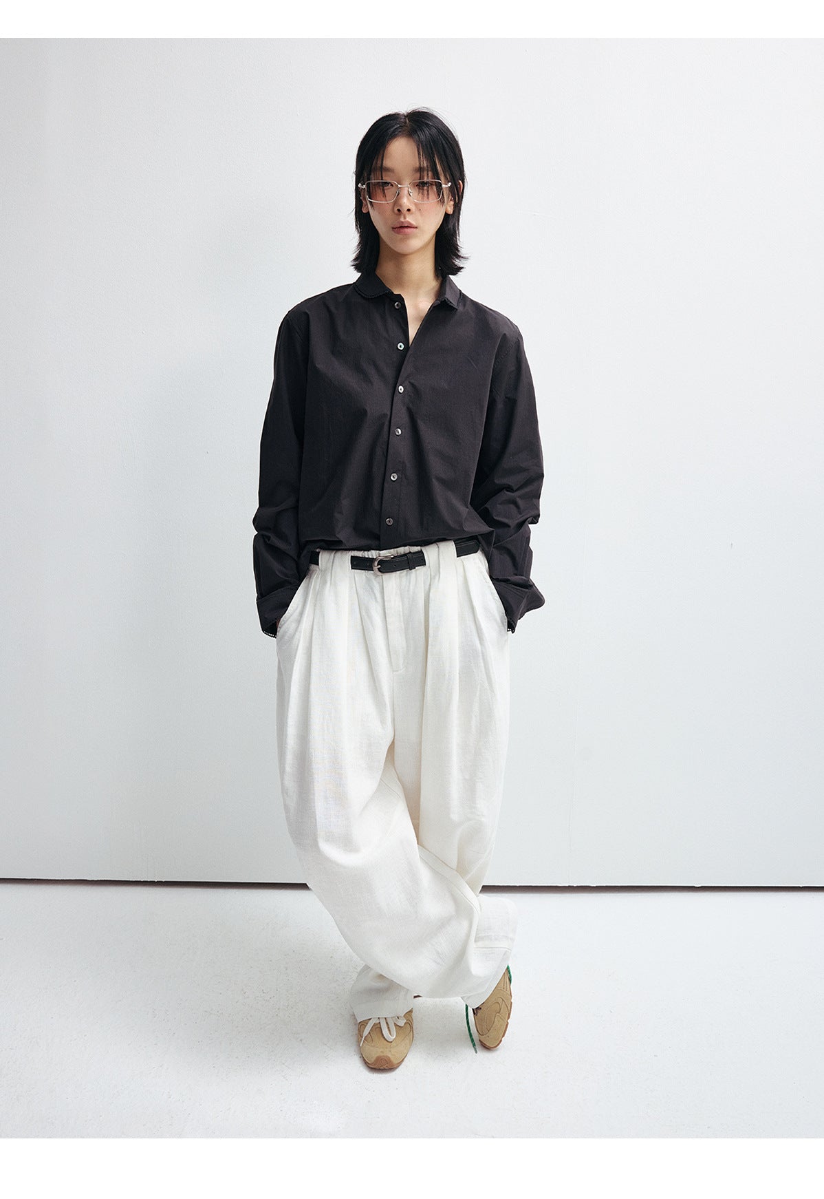 Comfortable Baggy Low-Rise Cotton Sweatpants