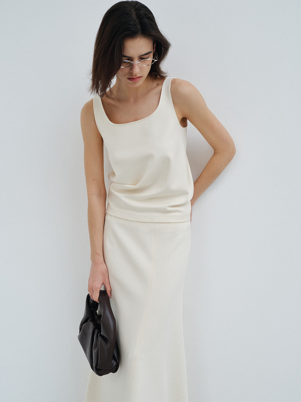 Soft and Breathable Modal Square Neck Tank Top