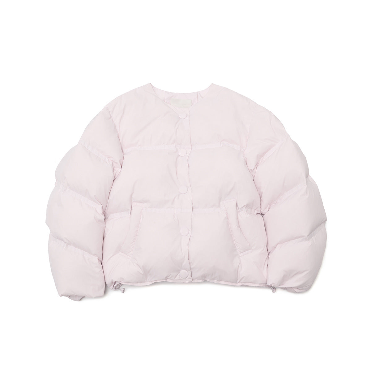 Cloud Puff Round-Neck Down Puffer Jacket