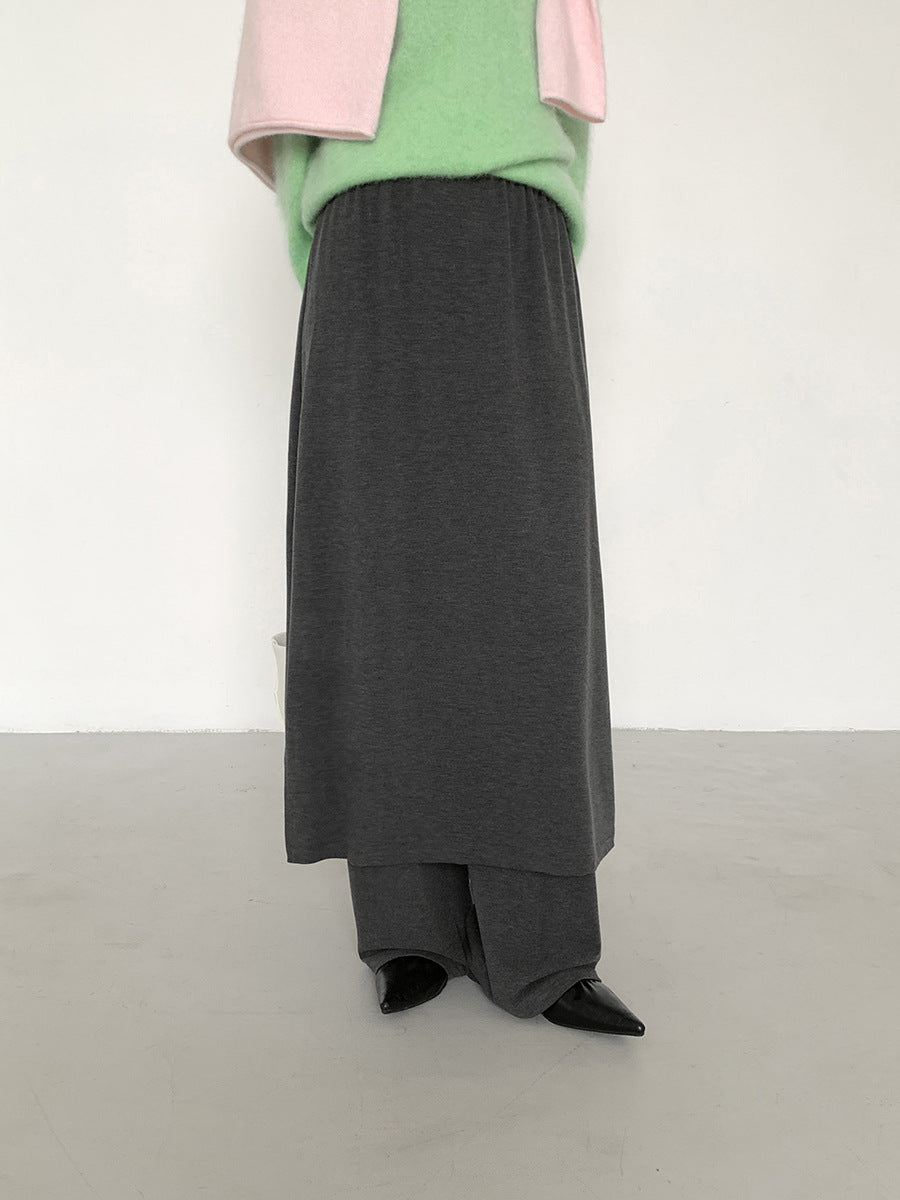 Two-piece Soft Skirt Pants