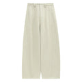 Wide-Leg Tailored Relaxed Pleat Trousers