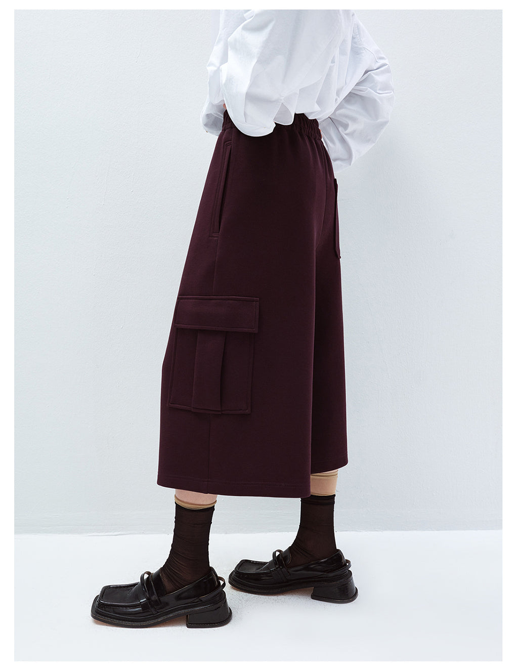 Air Cotton Cargo Sweat Shorts