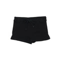 High-Waist Slim Fit Drawstring Ribbed Shorts