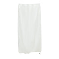 Balloon Midi Skirt with Drawstring Hem