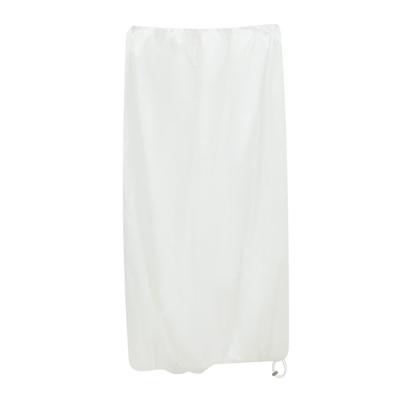 Balloon Midi Skirt with Drawstring Hem