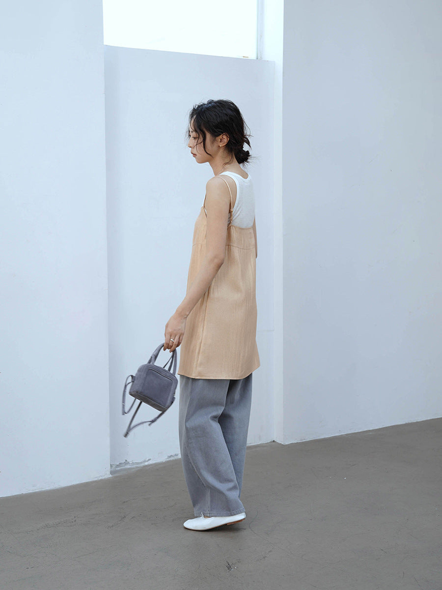 Straight-leg Washed Jeans