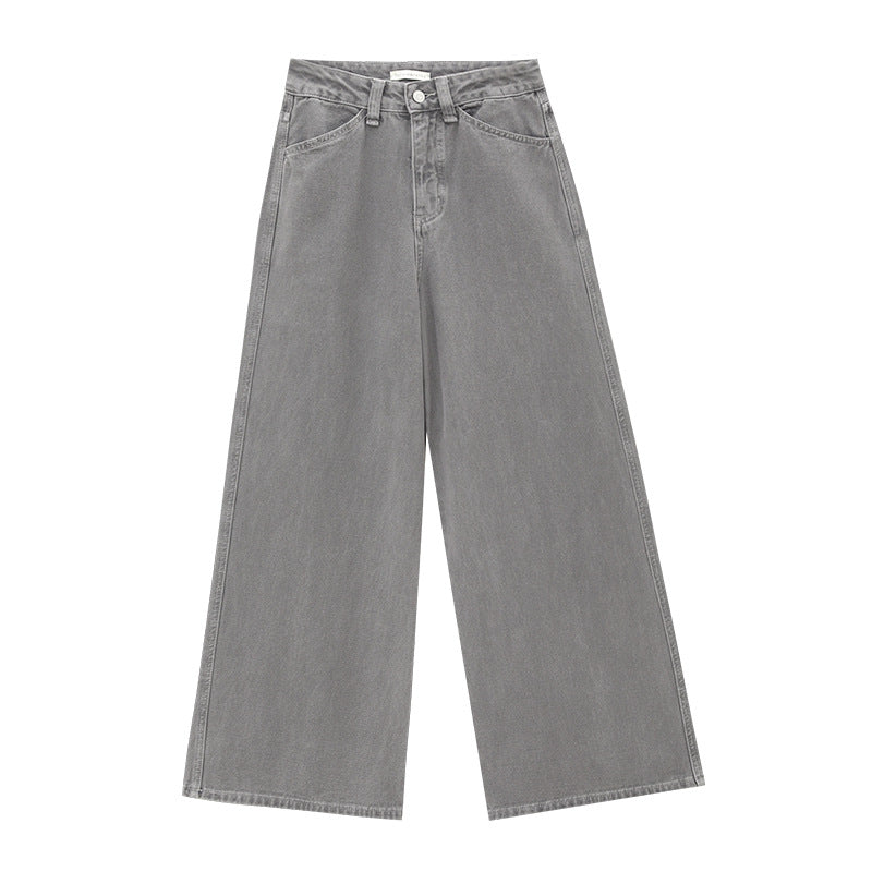 Wide-Leg High Waisted Jeans