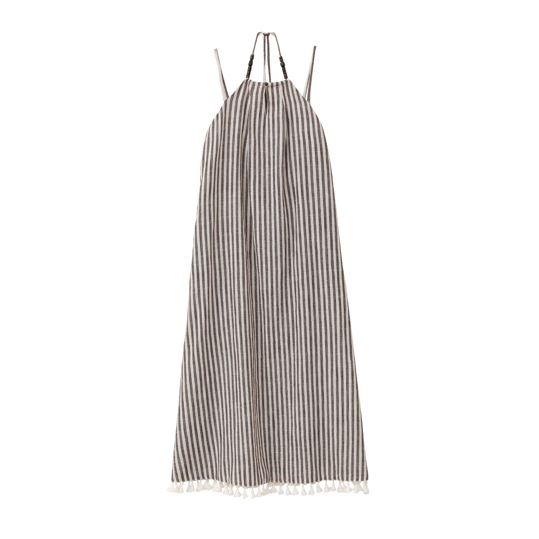 Bohemian Vacation-Style Spaghetti Strap Maxi Dress