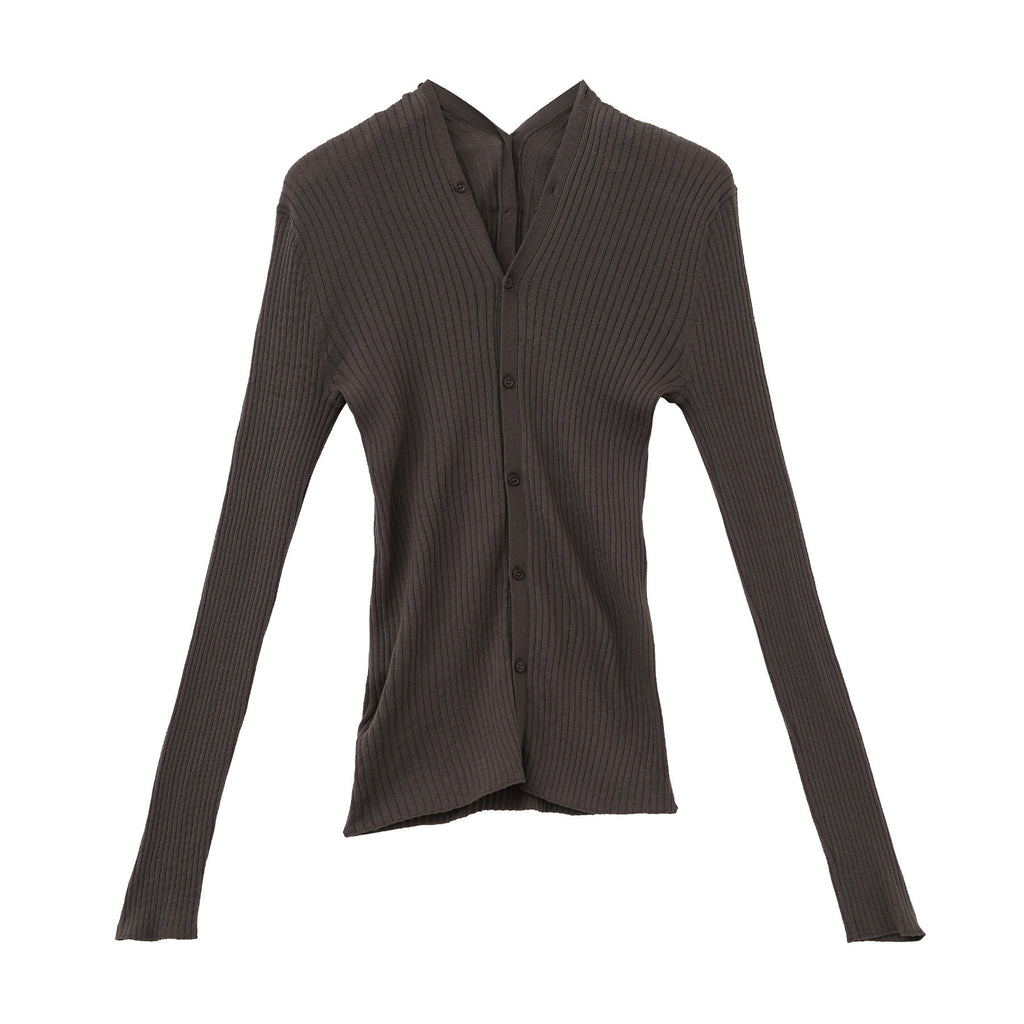 V-neck Knit Shirt