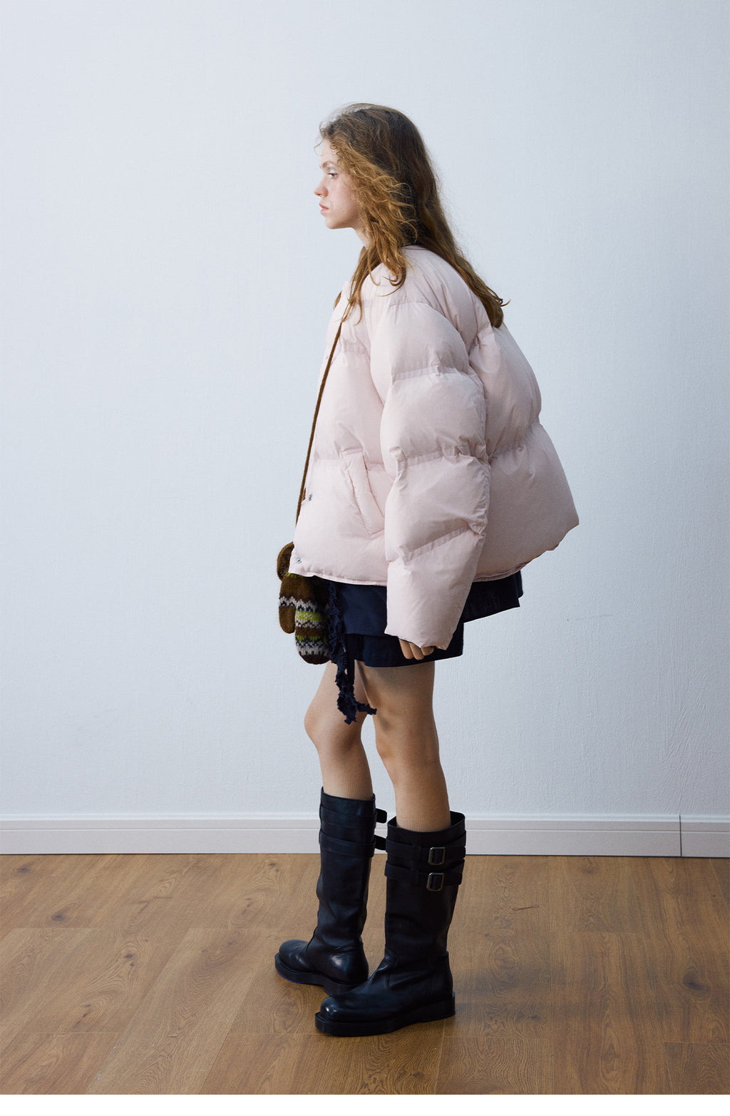 Cloud Puff Round-Neck Down Puffer Jacket