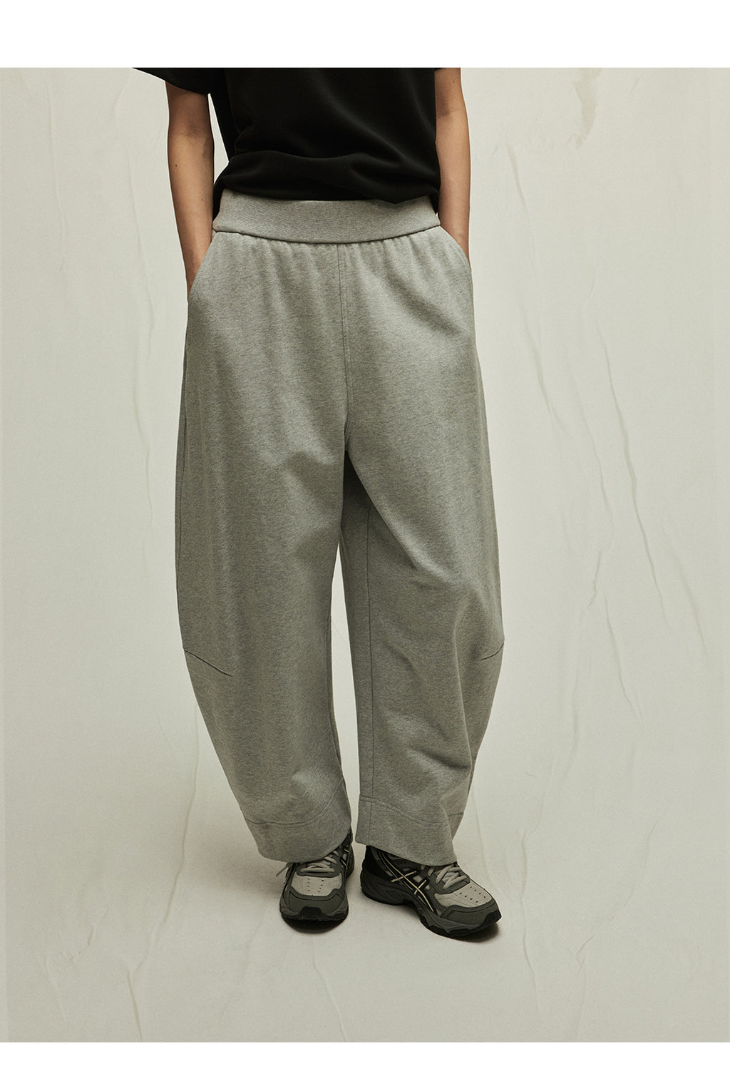 Comfortable Baggy Low-Rise Cotton Sweatpants