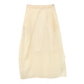 Irregular Pleated Flowing Maxi Skirt