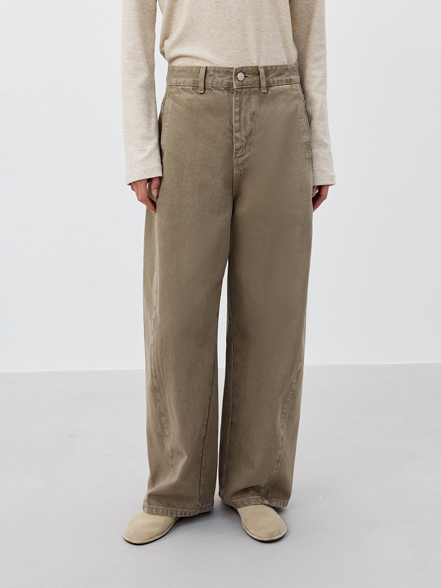 Relaxed Straight Leg Jeans