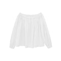 Off-Shoulder Balloon Sleeve Blouse Top