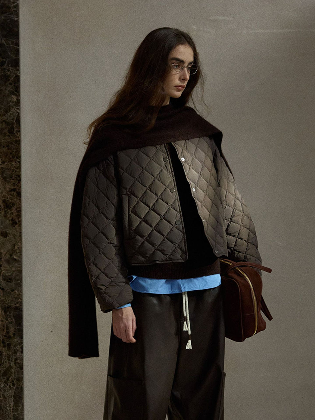 Waffle Down Jacket