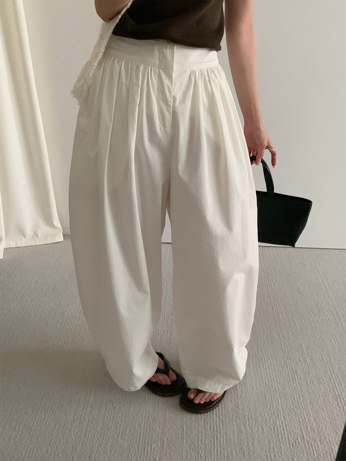 Low Waist Parachute Bubble Casual Pants