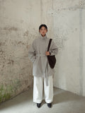 Stand-Up Collar Mid-Length Stylish Trench Coat