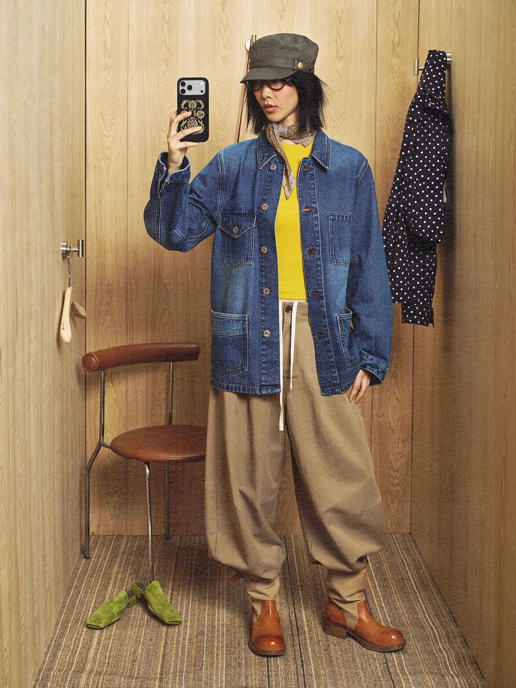 Drawstring Waist Casual Baggy Pants