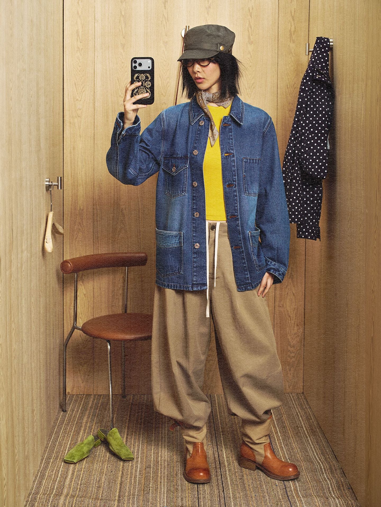 Drawstring Waist Casual Baggy Pants